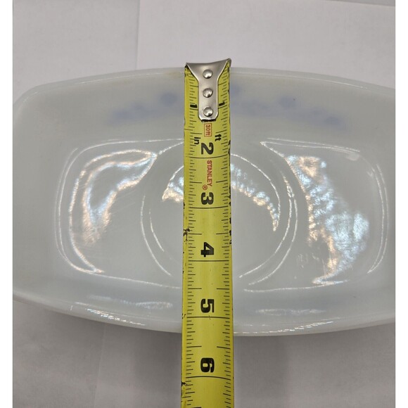 Federal Oven Proof White Milk Glass 1 1/2 Qt Oblong Casserol Dish & Loaf Pan - Picture 8 of 16